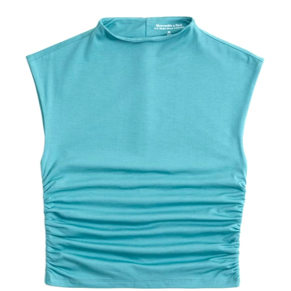 A&F Abercrombie & Fitch Paloma Top - Teal, Medium